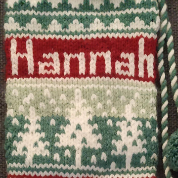 Personalised Nordic Fairisle Christmas Stockings