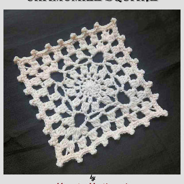 Chamomile Square Crochet Pattern For Home Decor