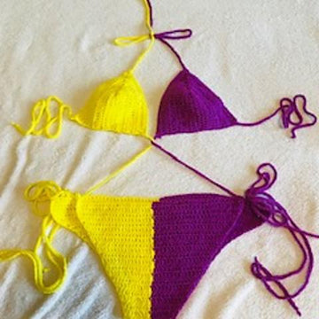 Two Tone Bikini Set