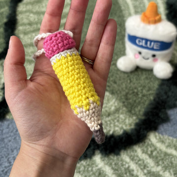 No-Sew Pencil Chapstick Bag Charm