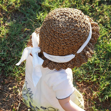 Raffia summer hat