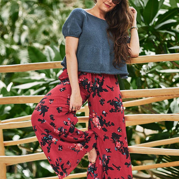 Hibiscus Ruffle Tee