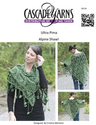 Alpine Shawl in Cascade Ultra Pima - DK234