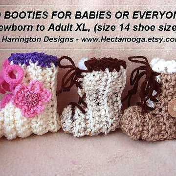 729 BOOTIES OR SLIPPERS, Baby, child, adult