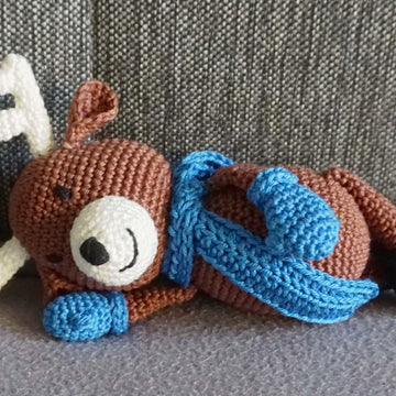 Crochet pattern Xmas moos Loki