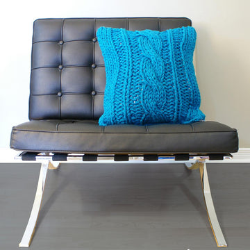 Chunky Cable Twist Knit Pillow Cover (pillow003)