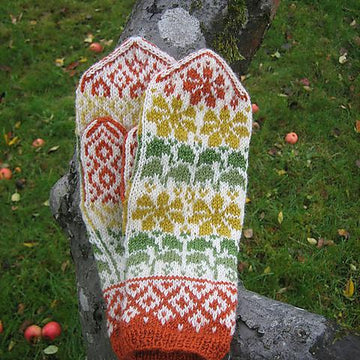 Sunflowers Mittens