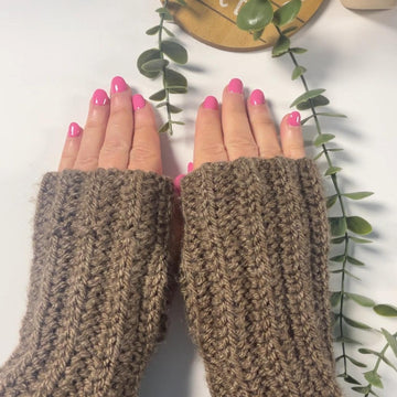 Cowl / Neckwarmer and Fingerless Gloves Set