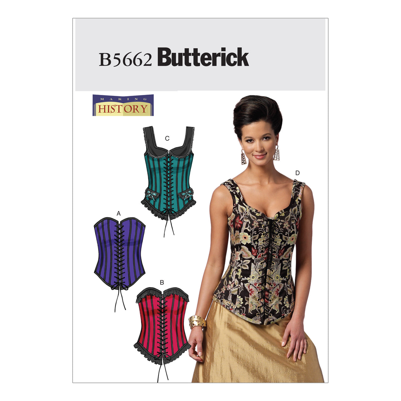 Butterick Misses' Corsets B5662 - Sewing Pattern