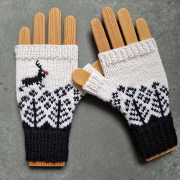 Unhitched Fingerless Mitts
