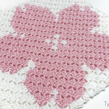 Cherry Blossom C2C Square