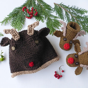 Reindeer Baby Hat