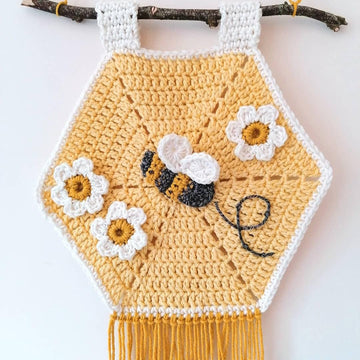 Bee my baby wall hanging