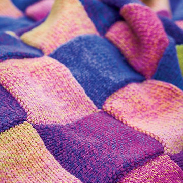 Motley Entrelac Blanket