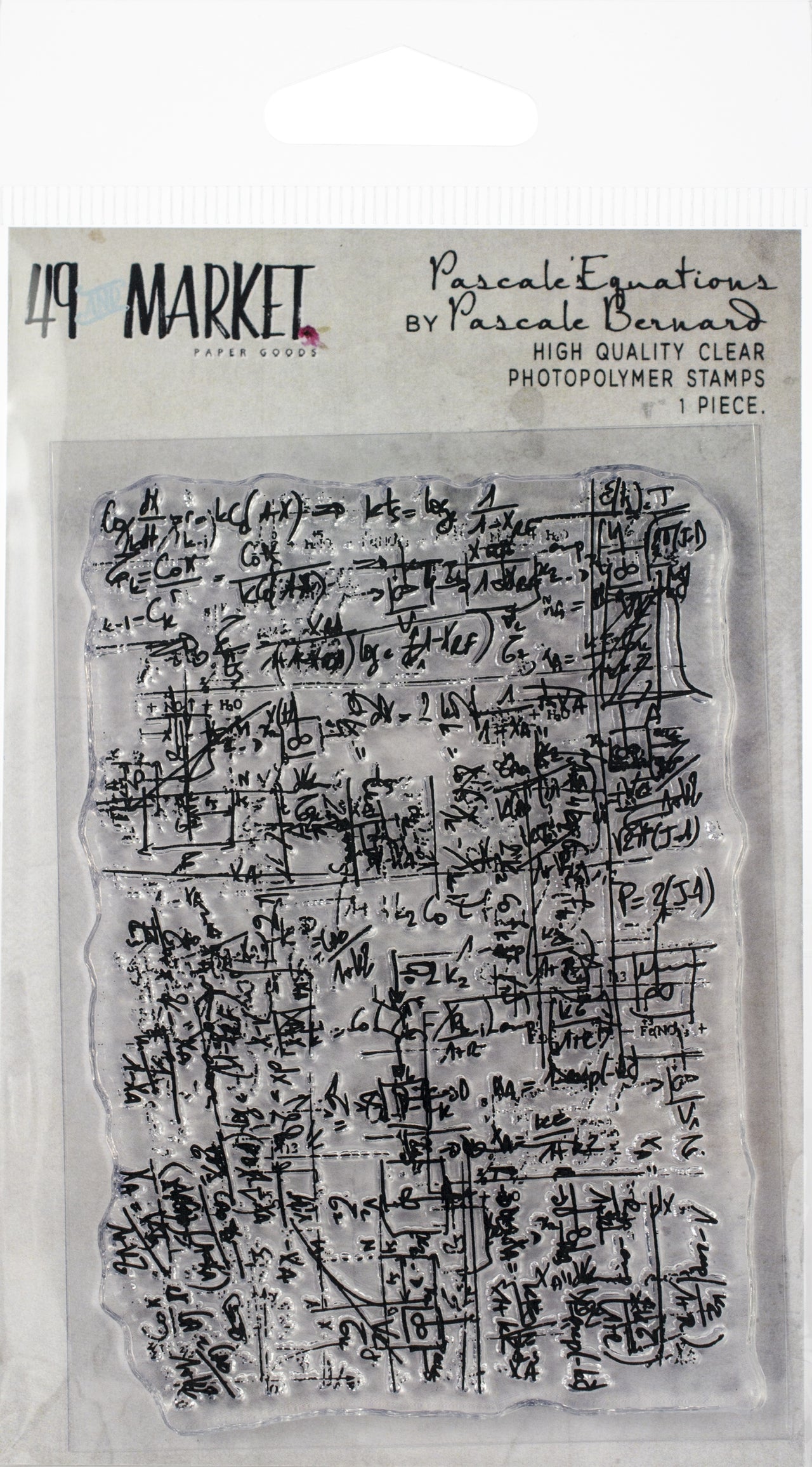 49 And Market Clear Stamps 3"X4" - Pascale's Equations