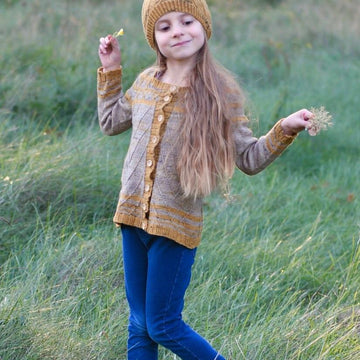 After fall cardigan (child version)