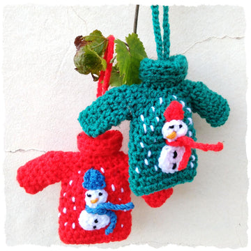 Tiny sweater ornament