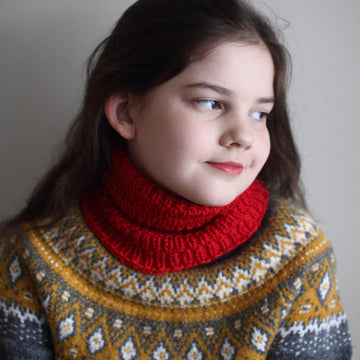 Peregrine Cowl for Worsted yarn