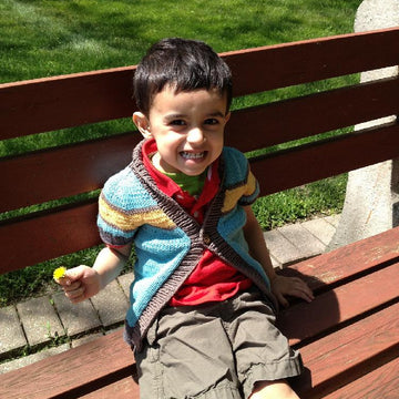 Khel (Child) Contiguous Cardigan