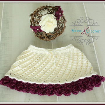 Swirl Skirt and Tieback Headband