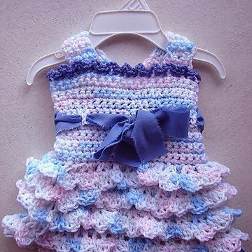 583 CROCHET DRESS, Baby, children, teen, adult