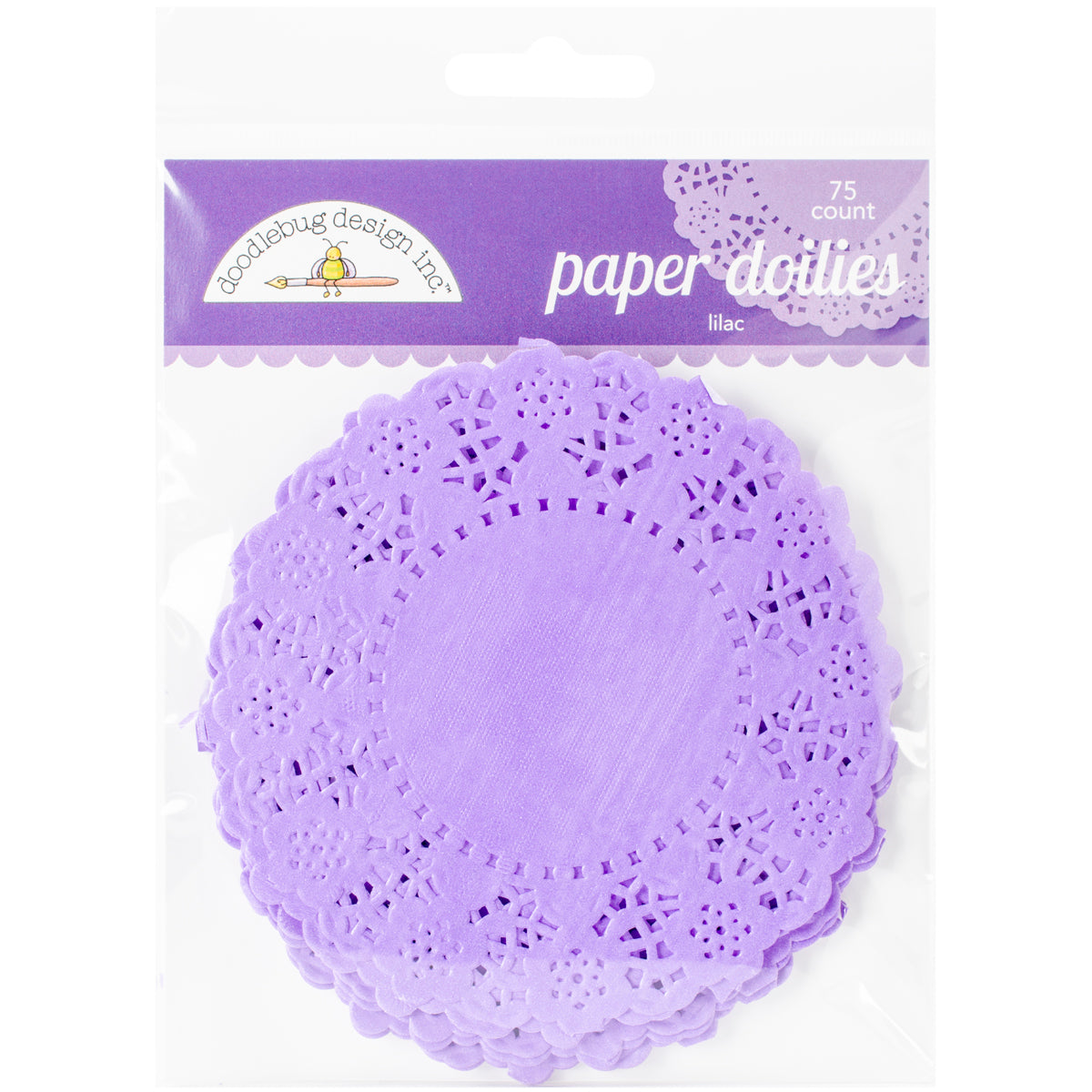 Doodlebug Doilies 4.5" 75/Pkg - Lilac