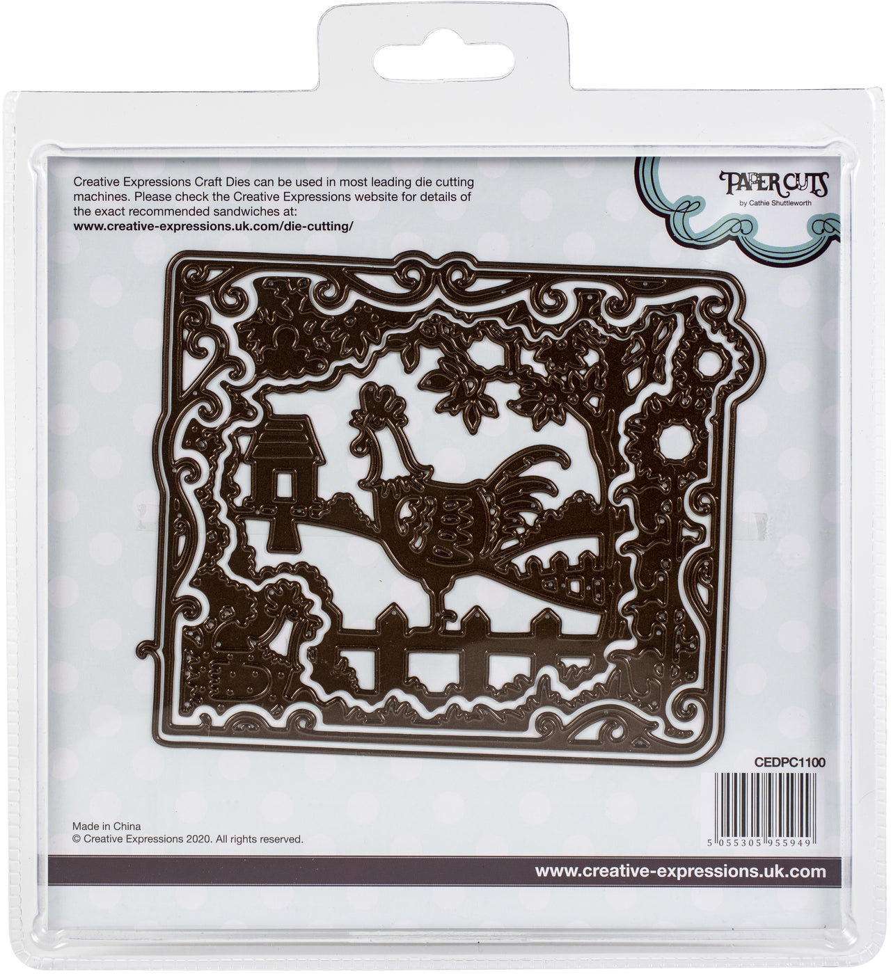 Creative Expressions Paper Cuts Craft Dies - Cock A Doodle Doo