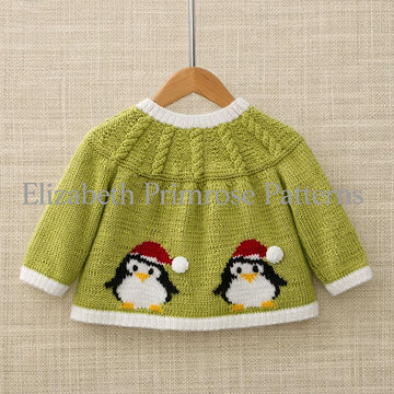 Little Christmas Penguins Jacket P16