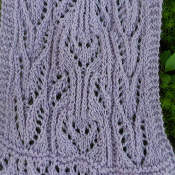 Marie's Amethyst Lace Scarf