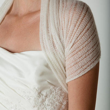 Lace scarf alpaca