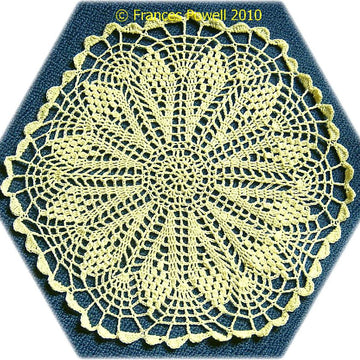 Hexagonal doily