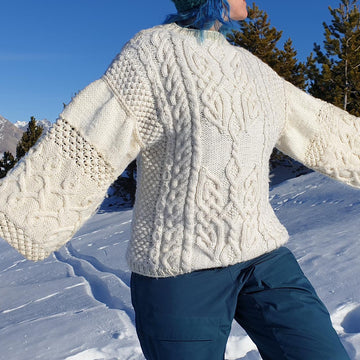 Snowstorm Irish Sweater