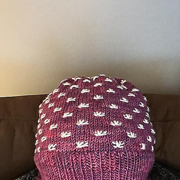 Snow Flowers Hat