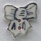 Mill Hill Button 86060 - Denim Bow