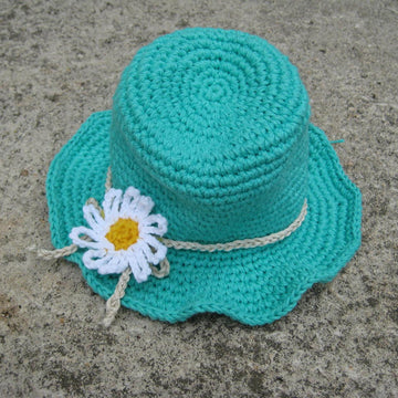 Crochet pattern summer baby hat