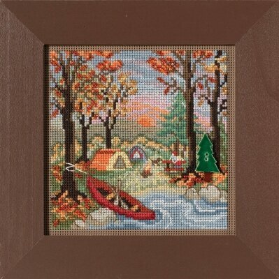 Mill Hill Outdoor Adventure Cross Stitch Kit - 5.25in x 5.25in (13.3 cm x 13.3 cm)