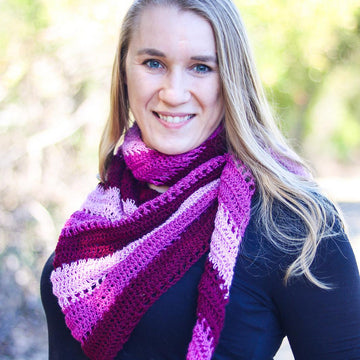Easy Boomerang Scarf