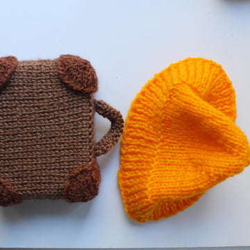 Fleecy Bear in A Duffle Coat