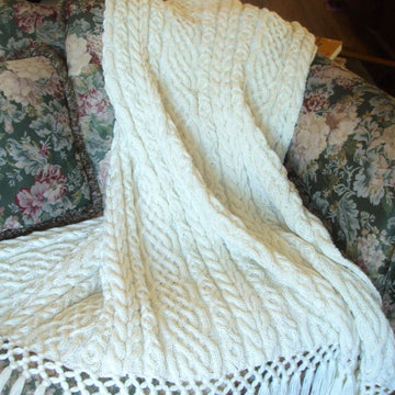 Celtic Aran Afghan