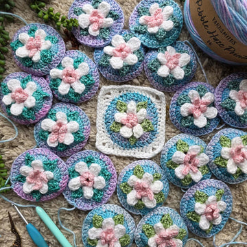 Soft Bundle of Blooms Baby Blanket