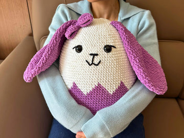 Easter Crochet: Bunny Egg Pillow Amigurumi
