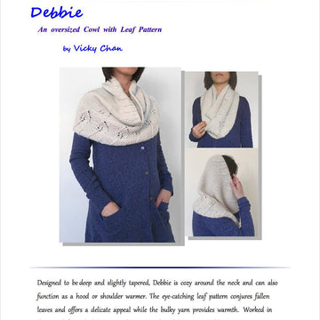 Debbie - leaf pattern cowl