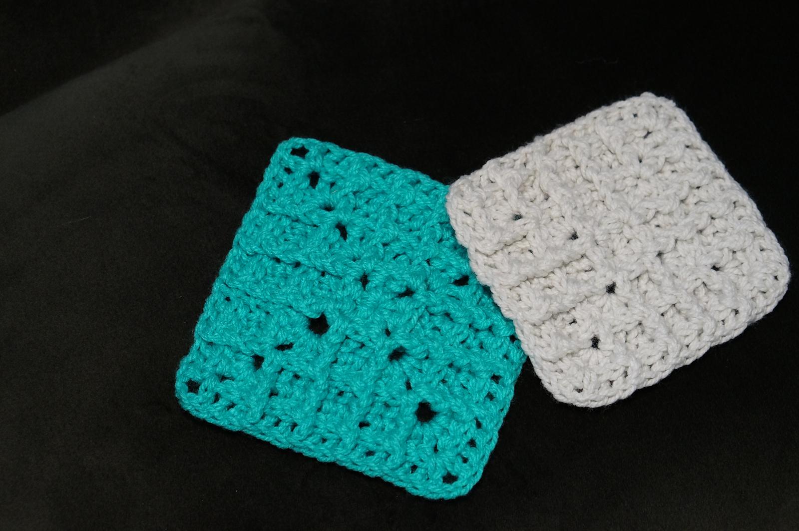 Waffle stitch granny square