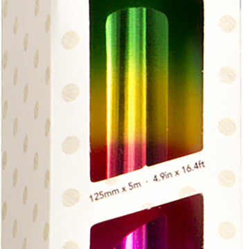 Artdeco Creations Couture Creations Foil 5"X16.4' - Rainbow Bands-Gradient Mirror Finish