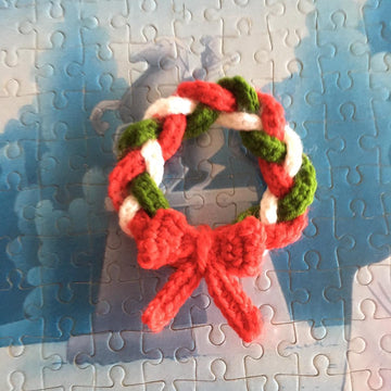 Colourful Christmas wreath