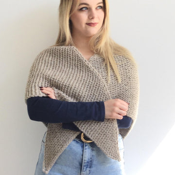 'Sand Waves' Scarf Shawl - beginner