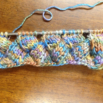 Marlowe Entrelac Cowl