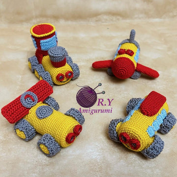 Amigurumi Recycle mini happy engines