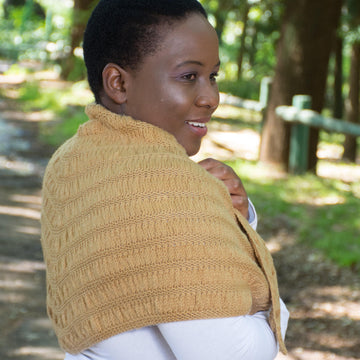 Ruched Shawl