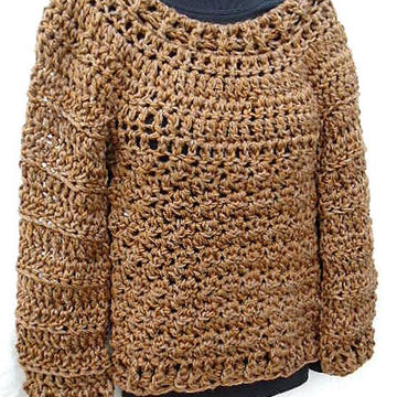 #866-3XL-4XL Chunky Oversized Pullover